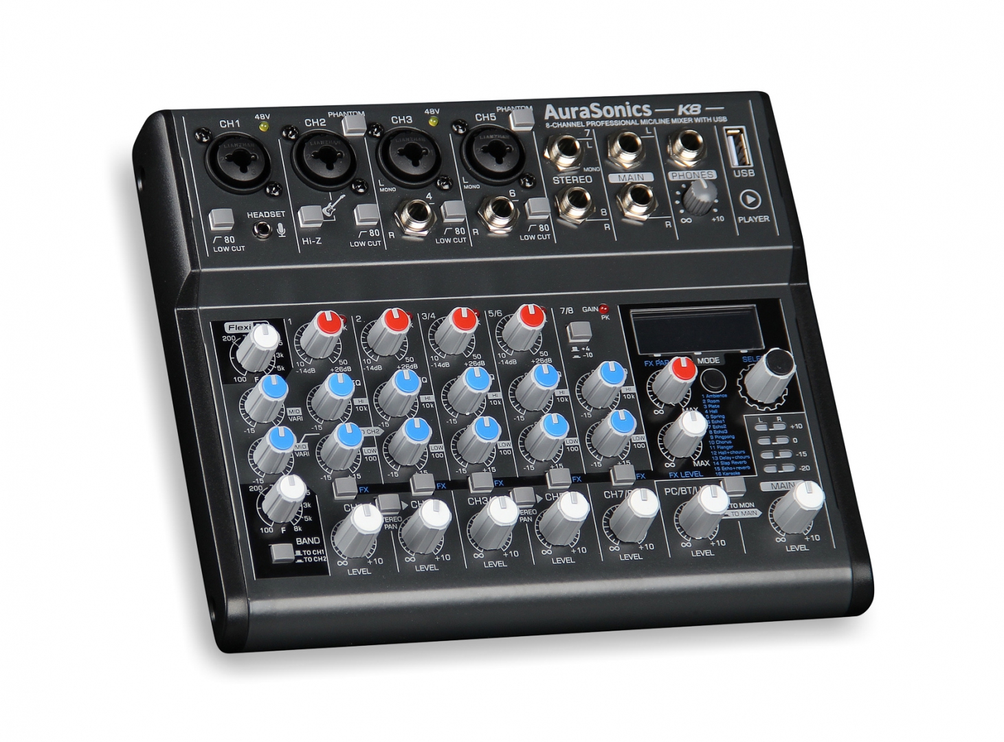 AuraSonics K8 компактный микшерный пульт в Крыму