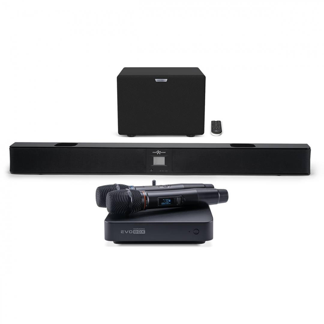 караоке-комплект EVOBOX Plus + EvoSound Bar (саундбар с караоке) в Крыму