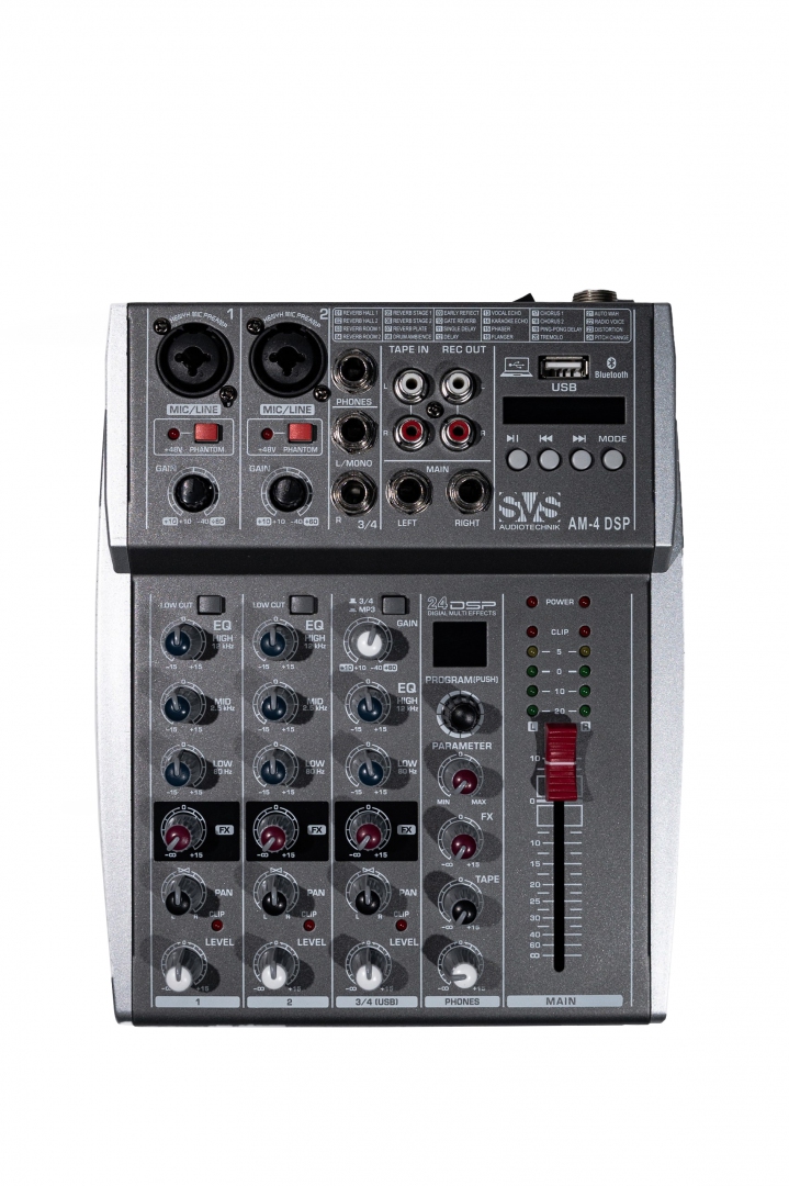 SVS Audiotechnik mixers AM-4 DSP Аналоговый микшерный пульт, 4-канала в Крыму