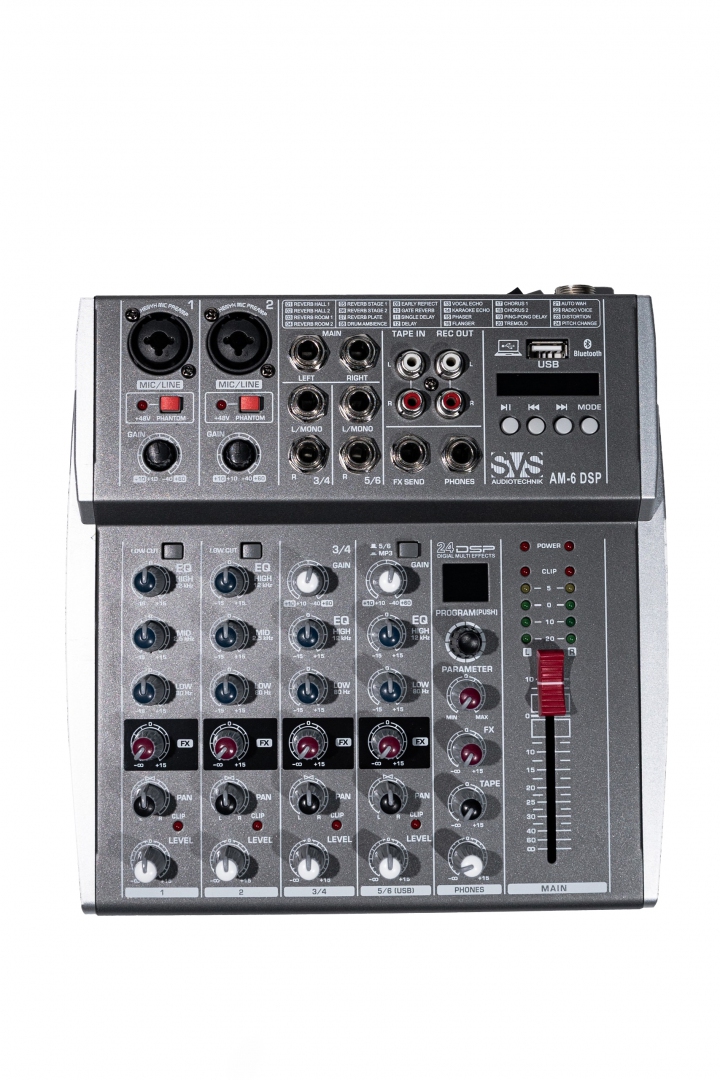 SVS Audiotechnik mixers AM-6 DSP Микшерный пульт аналоговый, 6-канальный SVS Audiotechnik mixers в Крыму