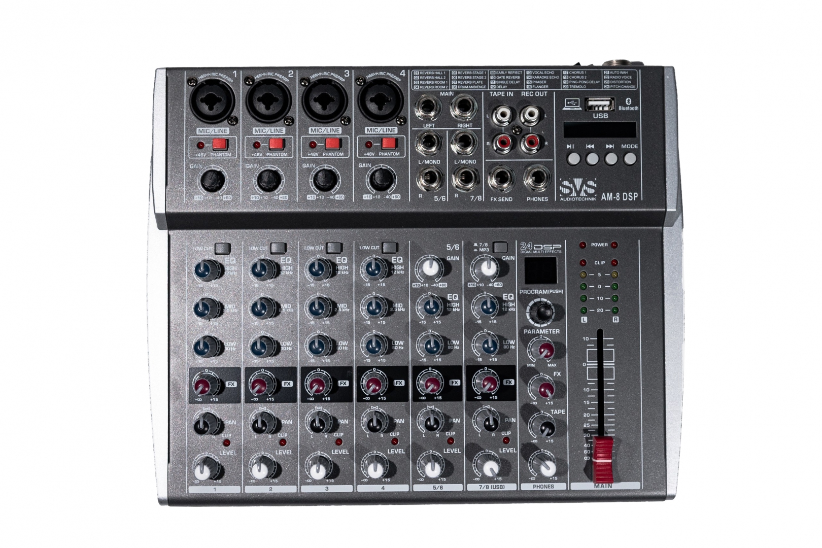 SVS Audiotechnik mixers AM-8 DSP Микшерный пульт аналоговый, 8-канальный в Крыму